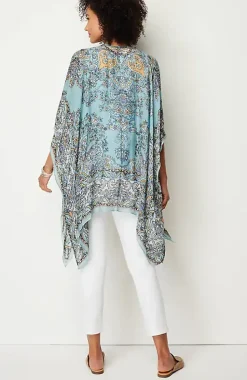 Airy Paisley Ruana | Jjill