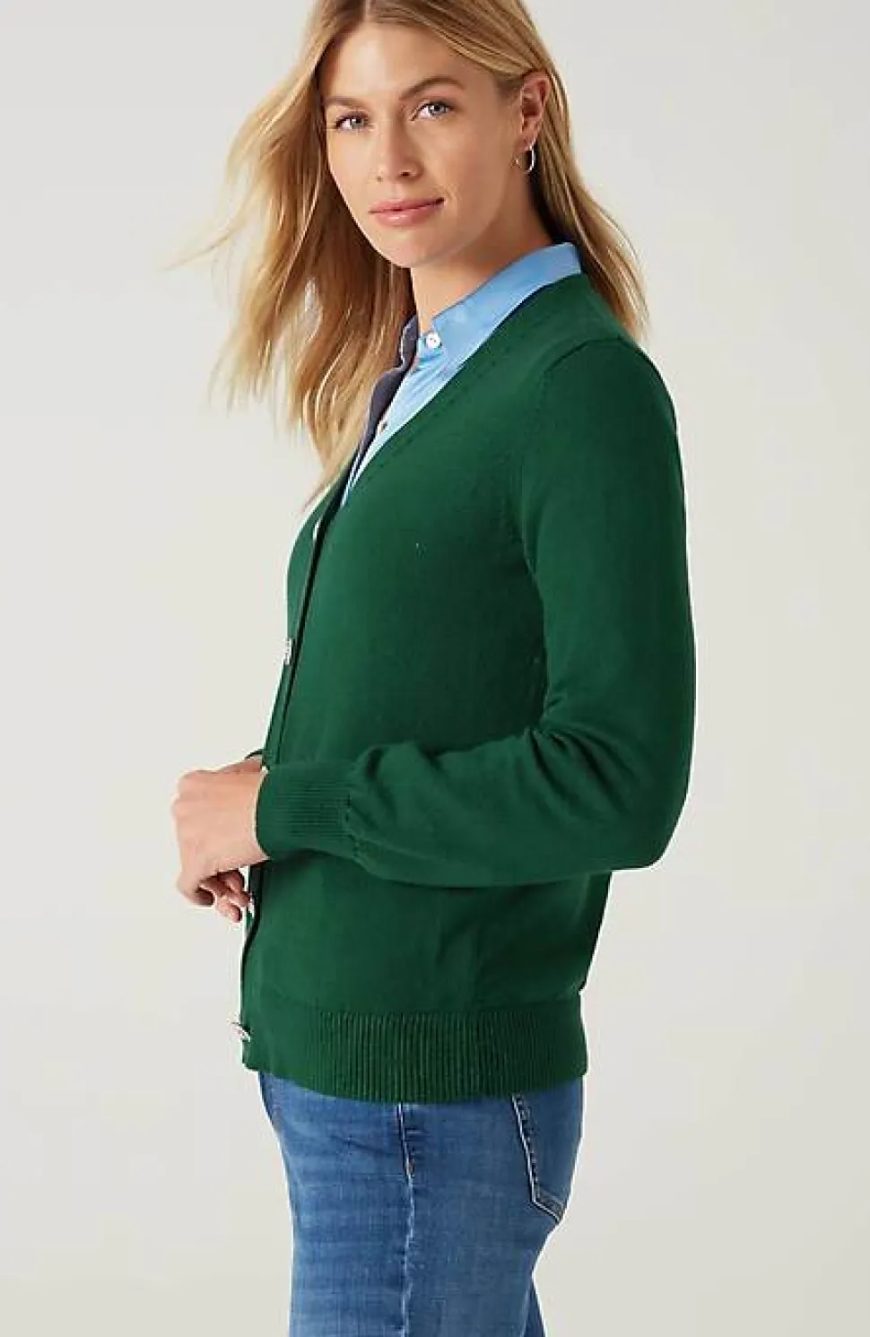 Bejeweled-Buttons Cardi | Jjill
