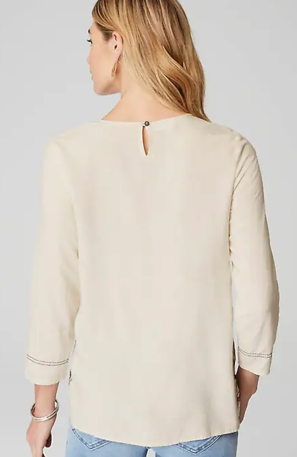 Botanical Gardens Embroidered Top | Jjill