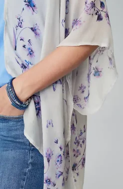 Butterfly-Printed Ruana | Jjill