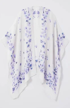 Butterfly-Printed Ruana | Jjill