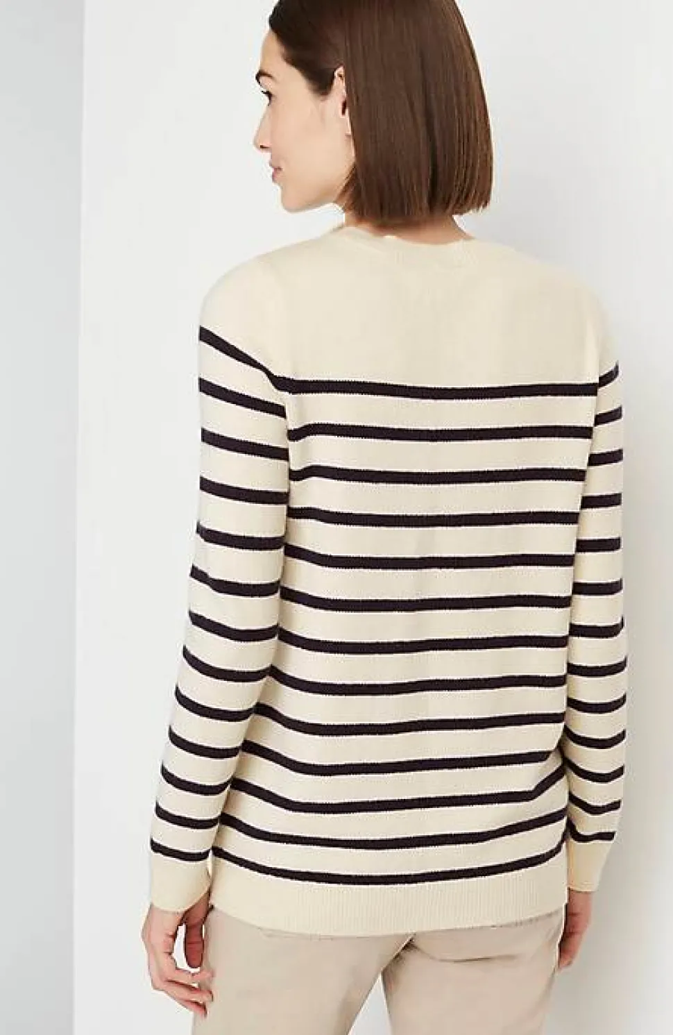 Buttoned-Shoulder Pullover Sweater | Jjill