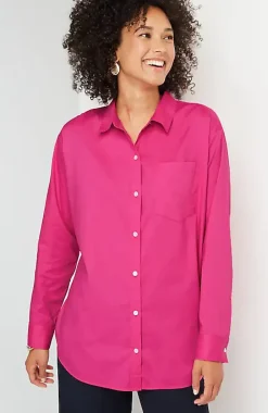 Button-Front Relaxed Tunic | Jjill