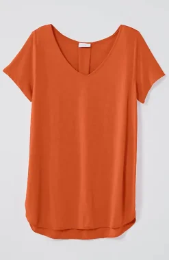 Cotton And Tencel Modal Shirttail Tunic | Jjill