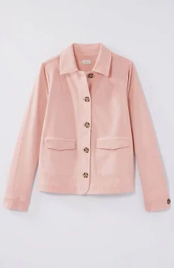 Curved-Hem Denim Jacket | Jjill