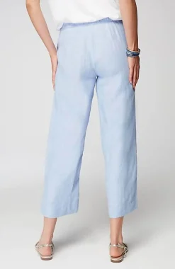 Easy Linen Wide-Leg Crops | Jjill
