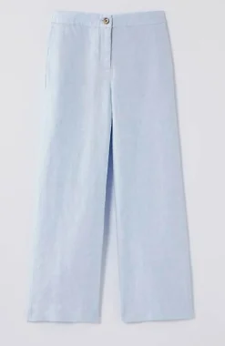 Easy Linen Wide-Leg Crops | Jjill