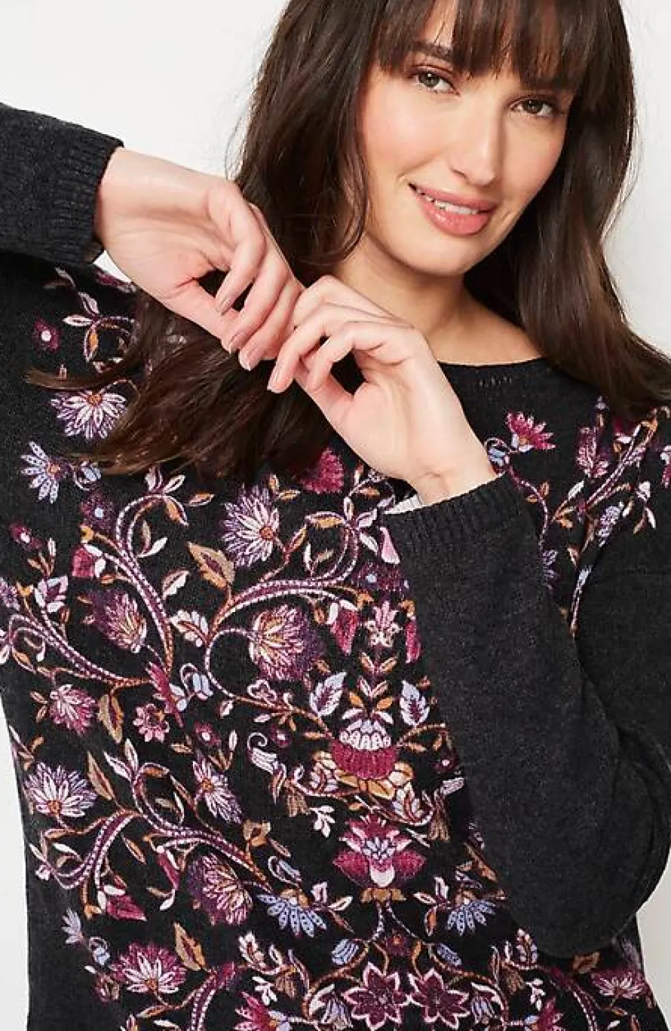 Enchanted Florals Sweater | Jjill