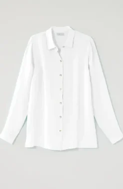 Everyday Linen Button-Front Shirt | Jjill