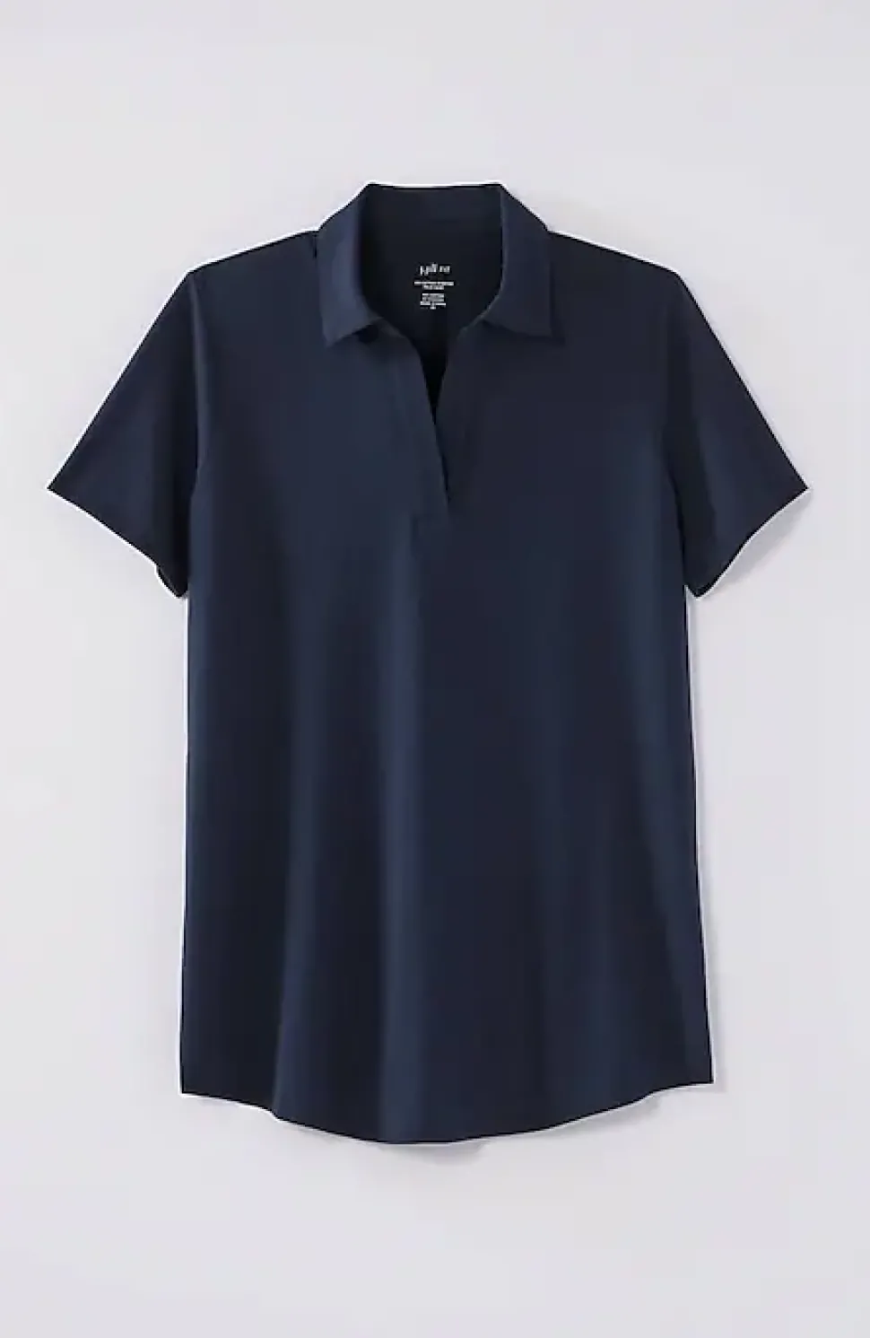 Fit Cotton-Stretch Polo Shirt | Jjill