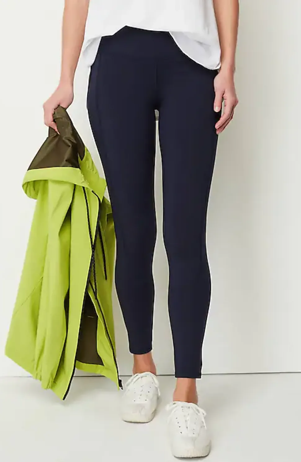 Fit Performance 7/8 Curved-Seam Leggings | Jjill