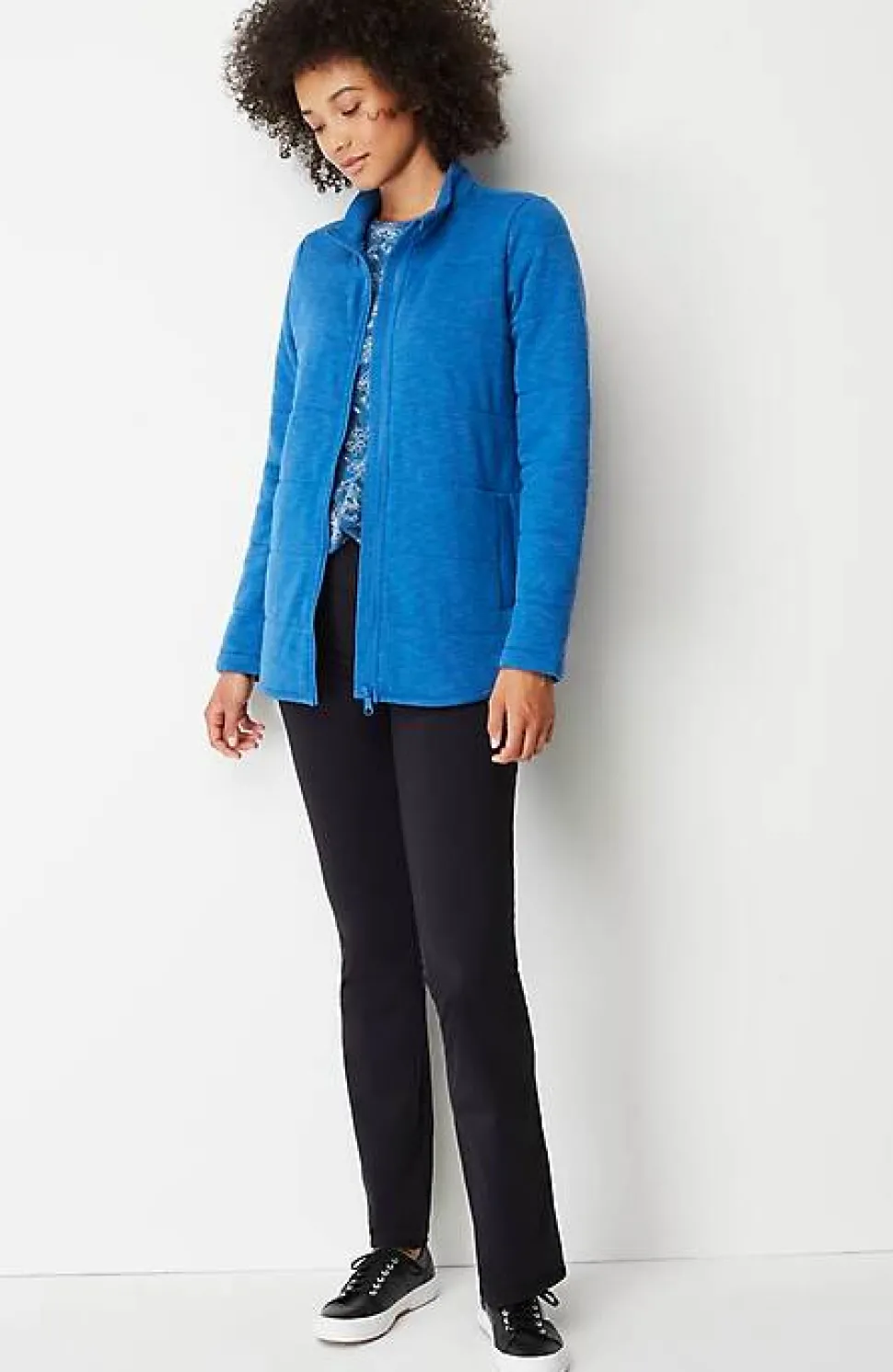 Fit Progress Pima-Stretch Shirttail Tee| Jjill