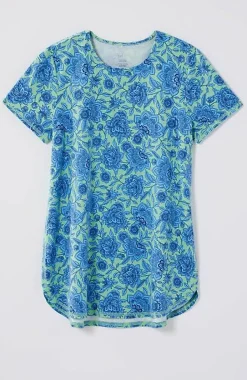 Fit Progress Pima-Stretch Shirttail Tee| Jjill