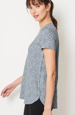 Fit Progress Pima-Stretch Shirttail Tee| Jjill