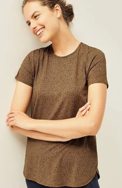 Fit Progress Pima-Stretch Shirttail Tee| Jjill