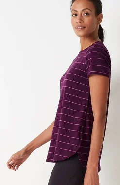 Fit Progress Pima-Stretch Shirttail Tee| Jjill