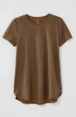 Fit Progress Pima-Stretch Shirttail Tee| Jjill