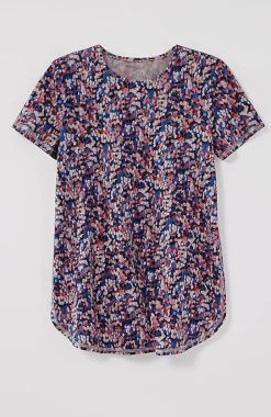 Fit Progress Pima-Stretch Shirttail Tee| Jjill