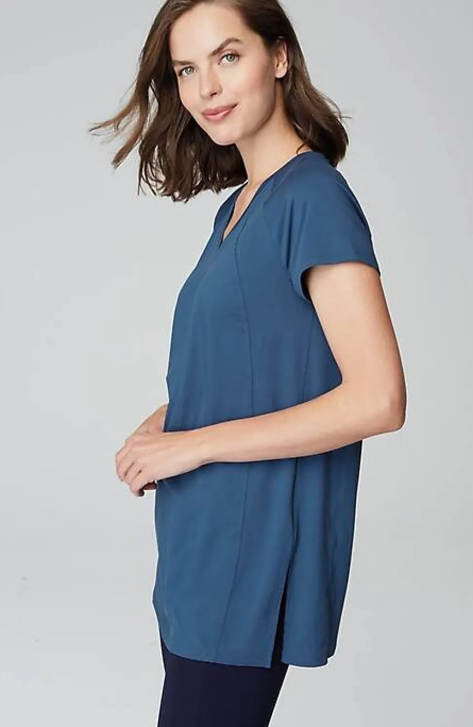Fit Supreme-Stretch Seamed Tunic | Jjill