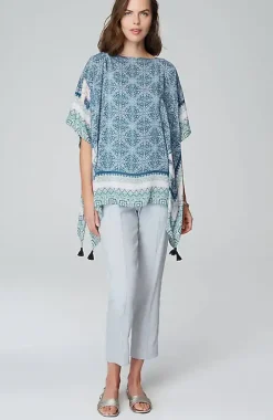 Floral Medallion Poncho | Jjill