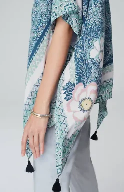 Floral Medallion Poncho | Jjill