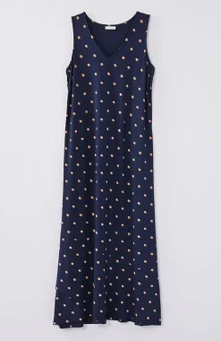 Flounced-Hem Midi Dress | Jjill