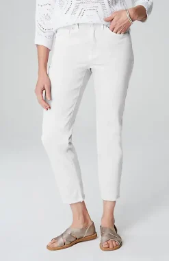 High-Rise Fringe-Hem Crops | Jjill