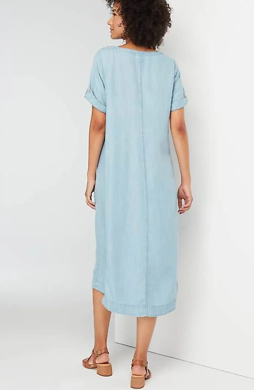 Indigo High-Low Dress | Jjill