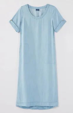 Indigo High-Low Dress | Jjill