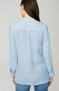 Linen Garment-Dyed Tunic | Jjill