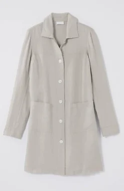 Long Linen Duster Jacket | Jjill