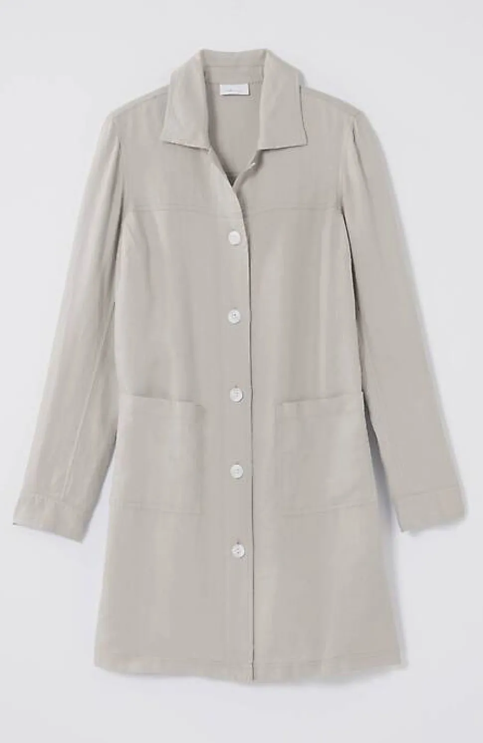 Long Linen Duster Jacket | Jjill