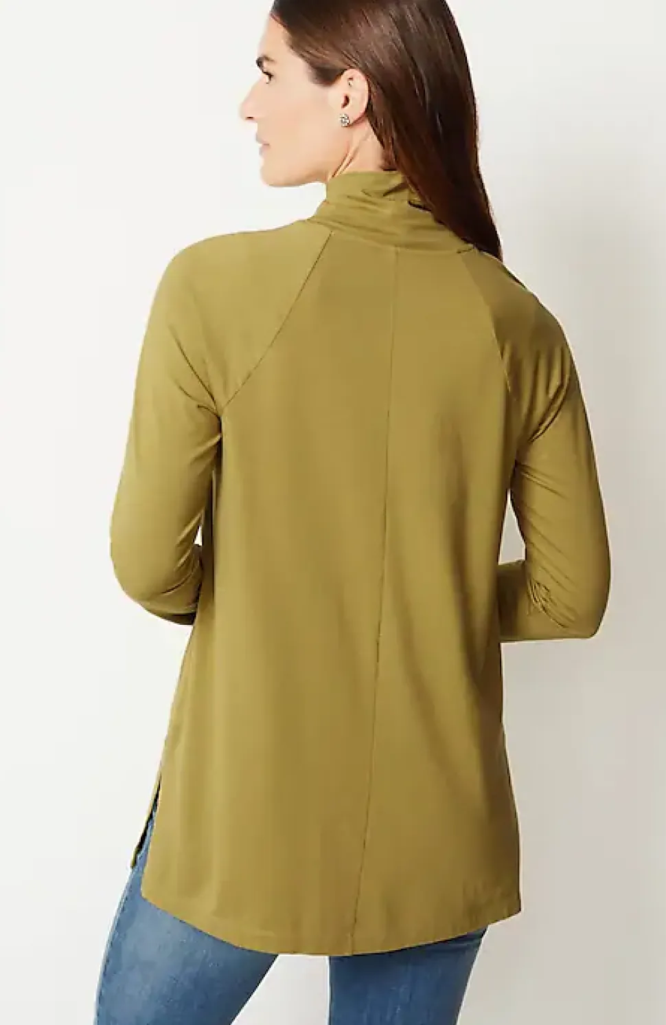 Luxe Supima® Everyday Turtleneck Tunic | Jjill