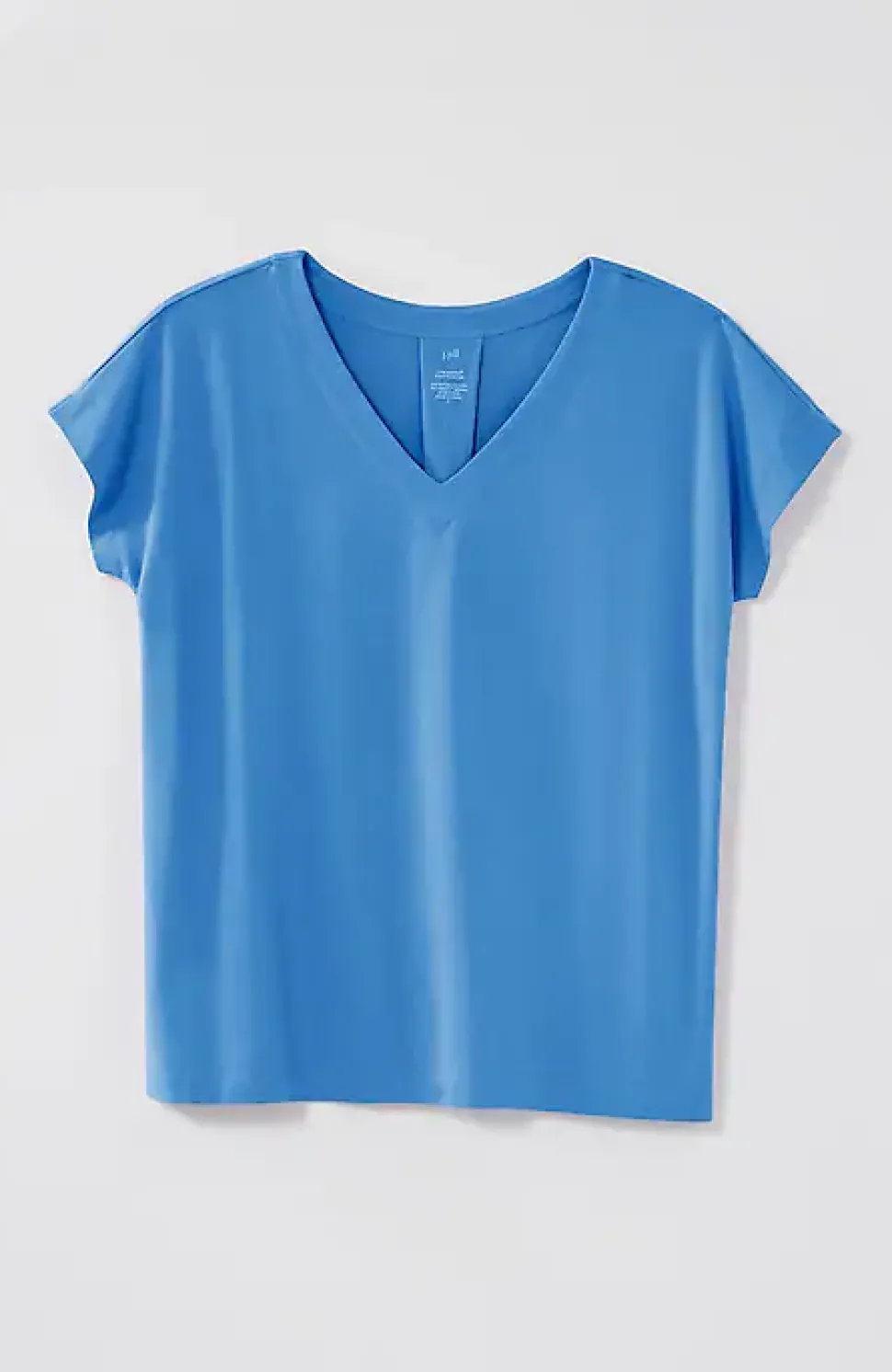 Luxe Supima® Pleat-Back Tee | Jjill