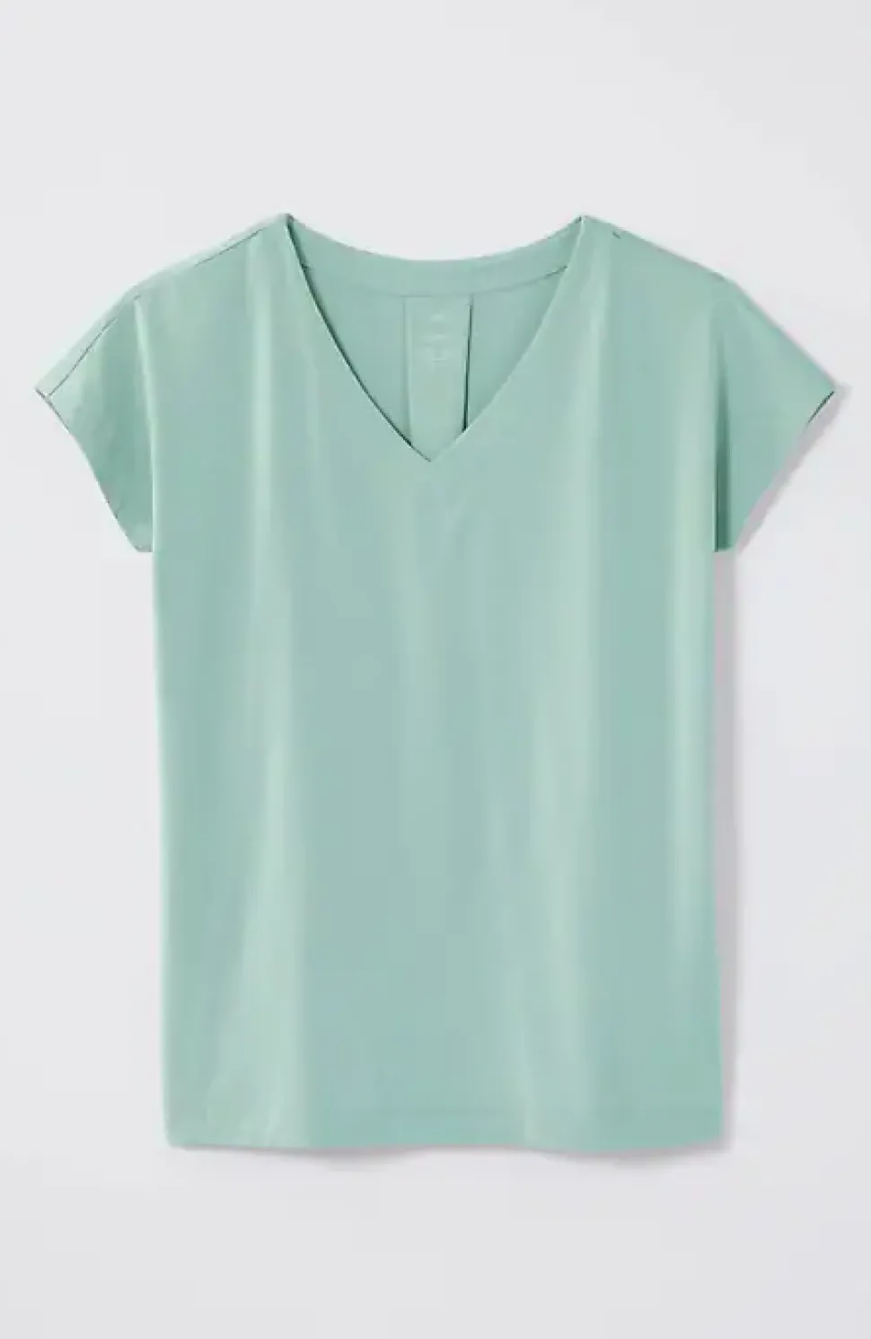 Luxe Supima® Pleat-Back Tee | Jjill