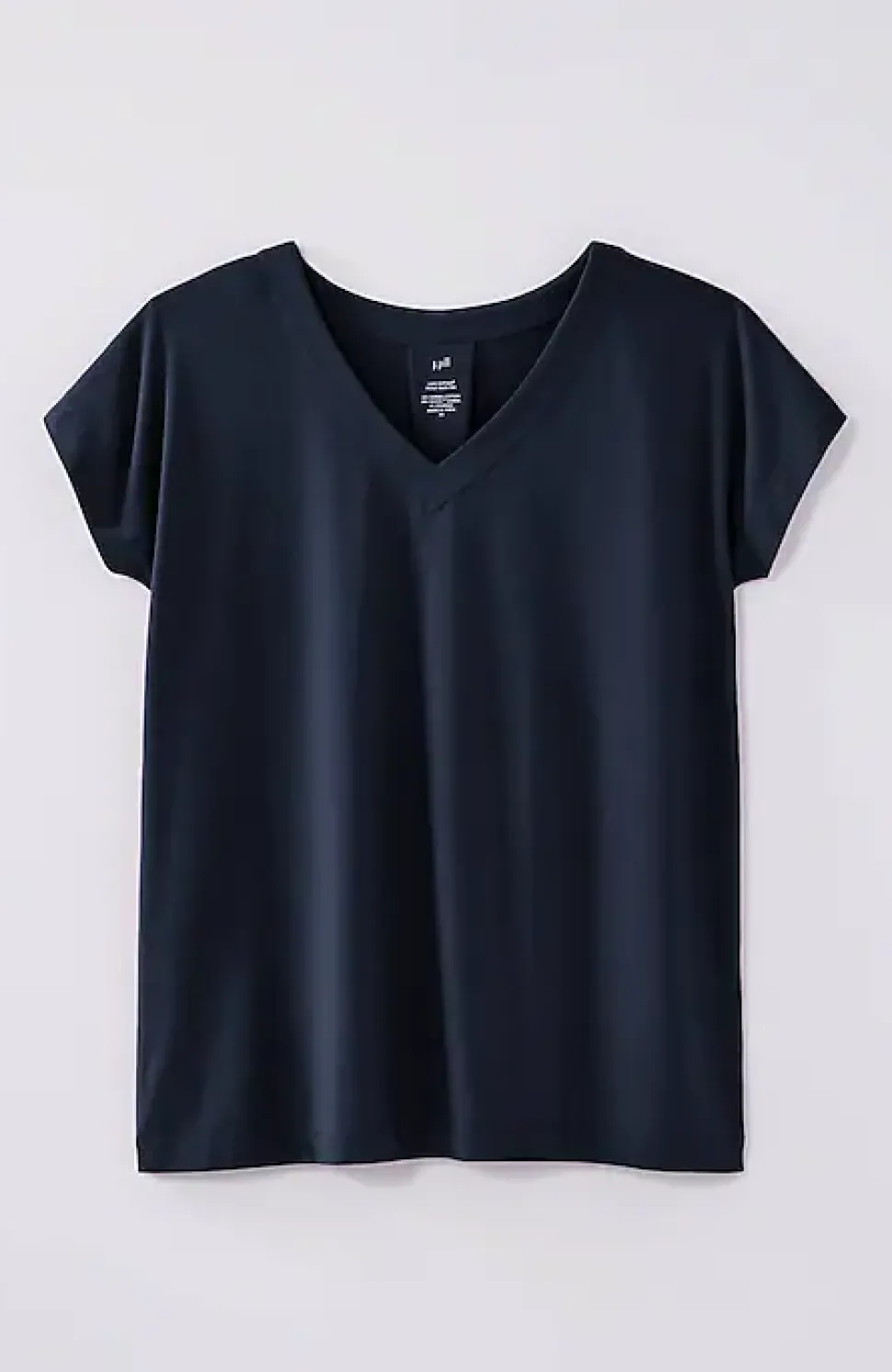 Luxe Supima® Pleat-Back Tee | Jjill