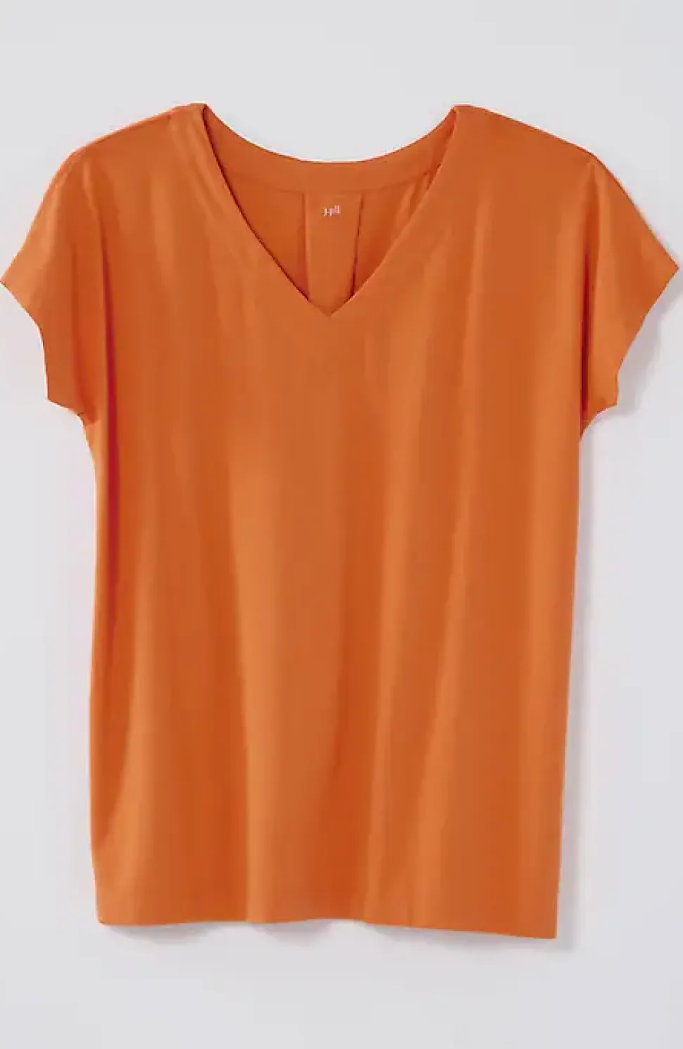 Luxe Supima® Pleat-Back Tee | Jjill
