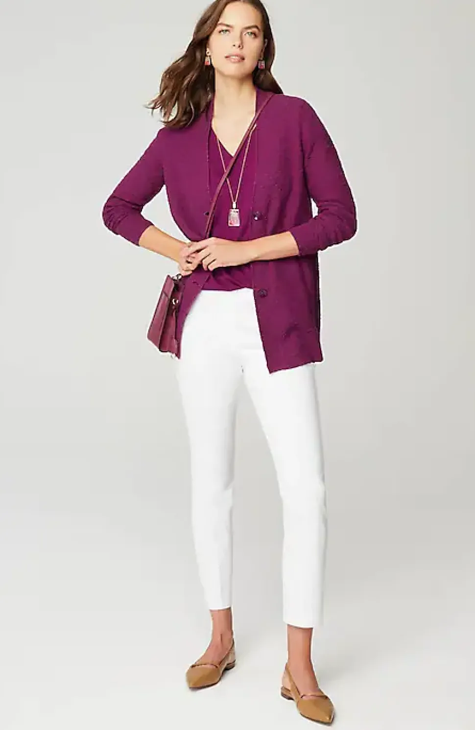 Luxe Supima® Pleat-Back Tee | Jjill