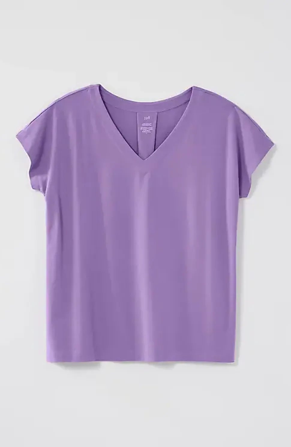 Luxe Supima® Pleat-Back Tee | Jjill