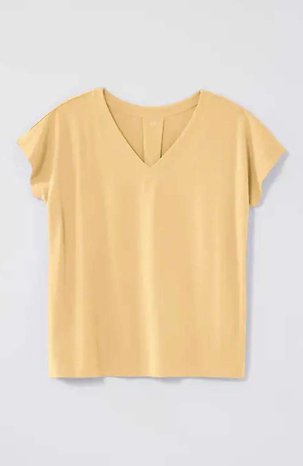 Luxe Supima® Pleat-Back Tee | Jjill