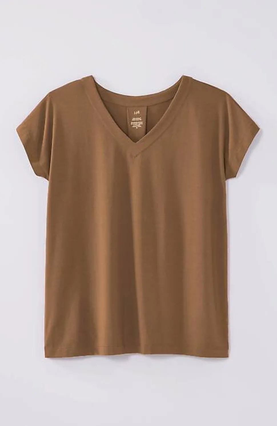 Luxe Supima® Pleat-Back Tee | Jjill