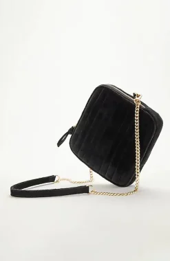 Luxe Velvet Quilted Purse | Jjill