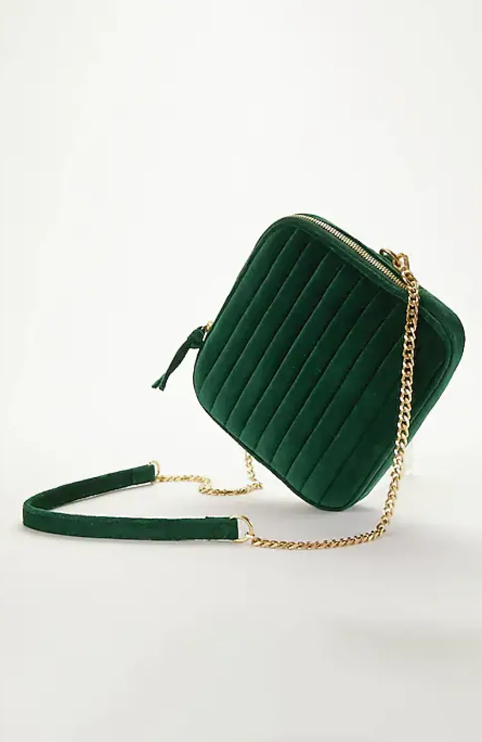 Luxe Velvet Quilted Purse | Jjill