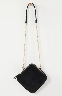 Luxe Velvet Quilted Purse | Jjill