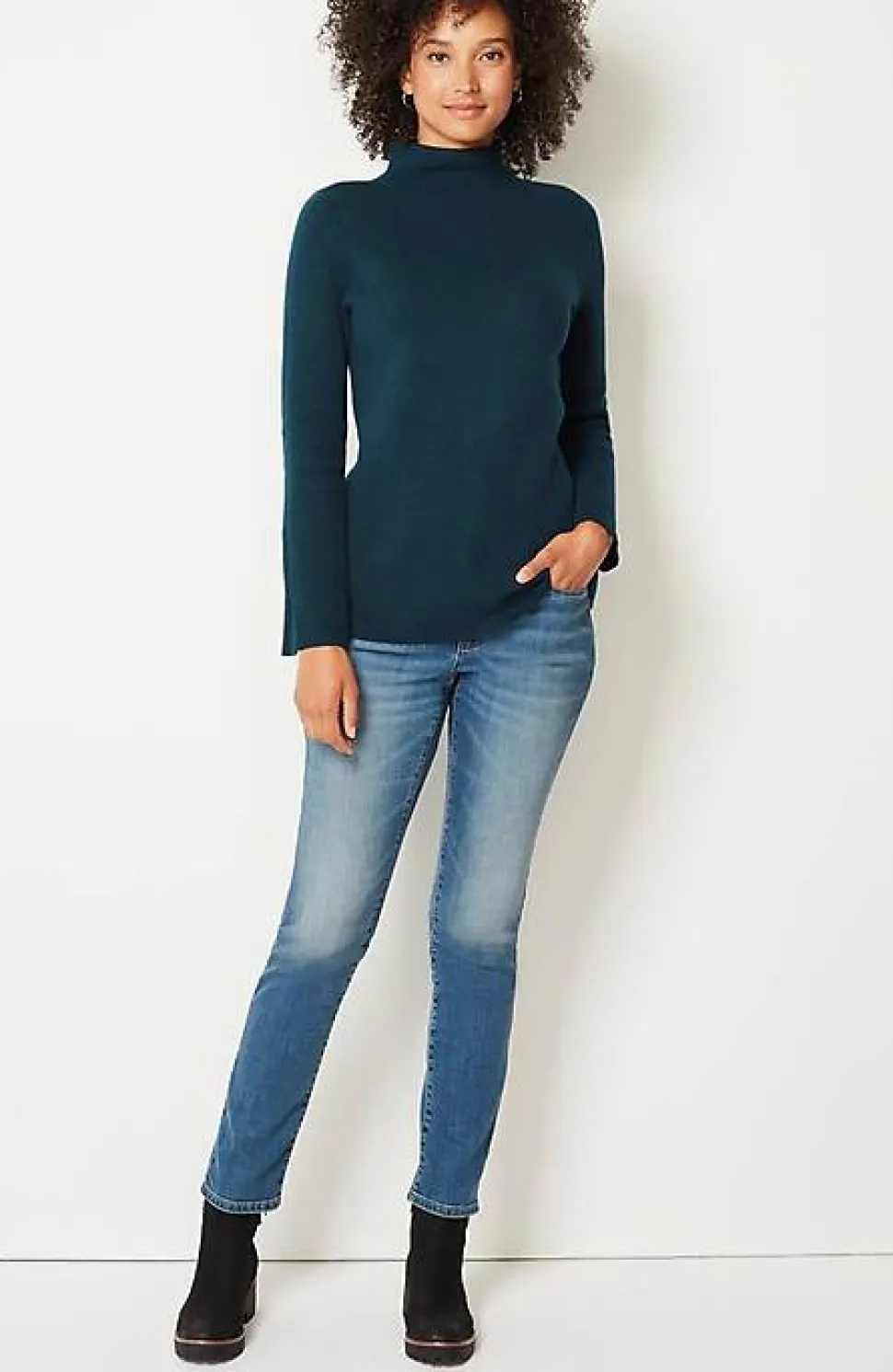 Majestic Funnel-Neck Sweater | Jjill