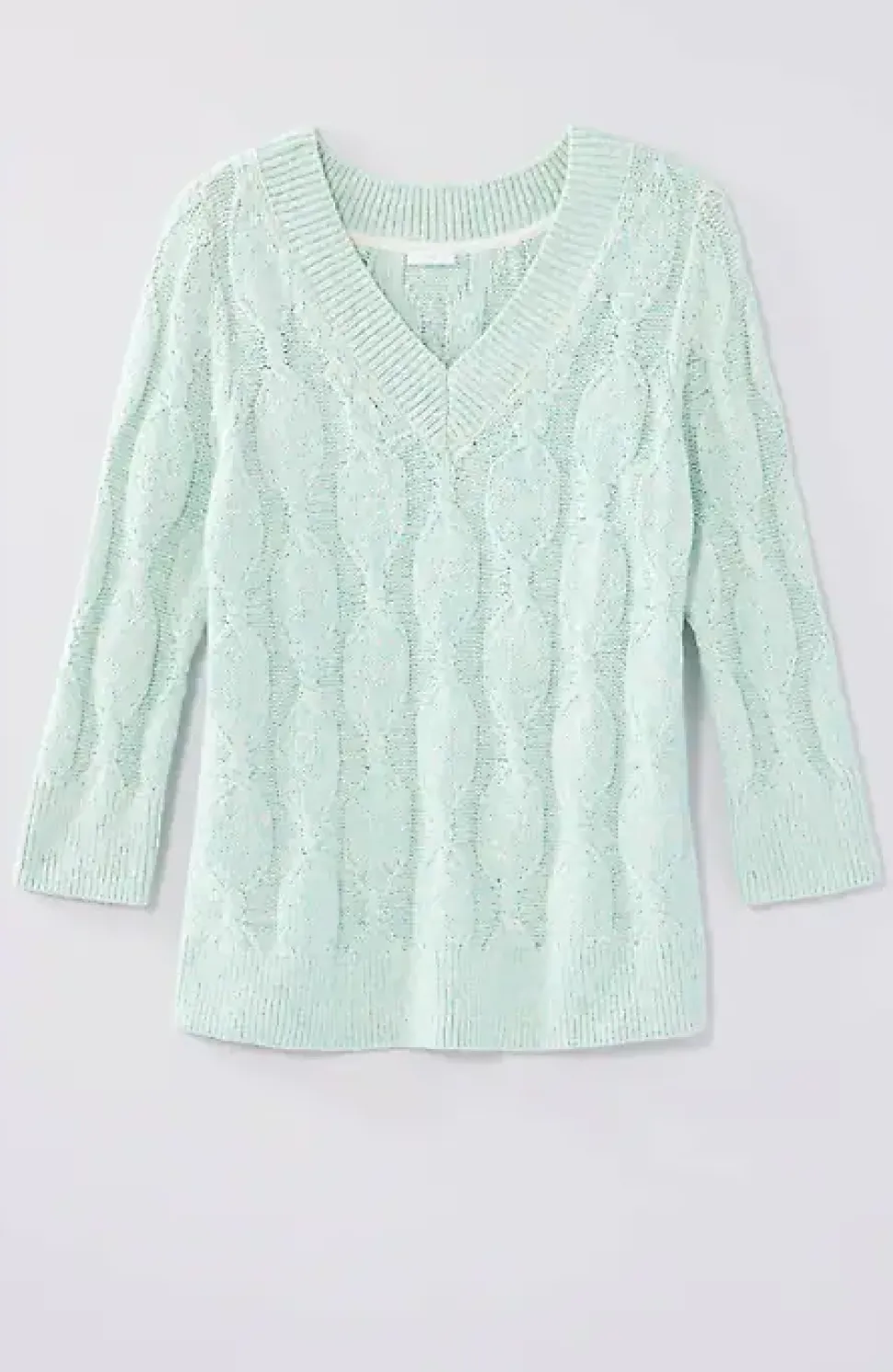 Marled Cable Sweater | Jjill
