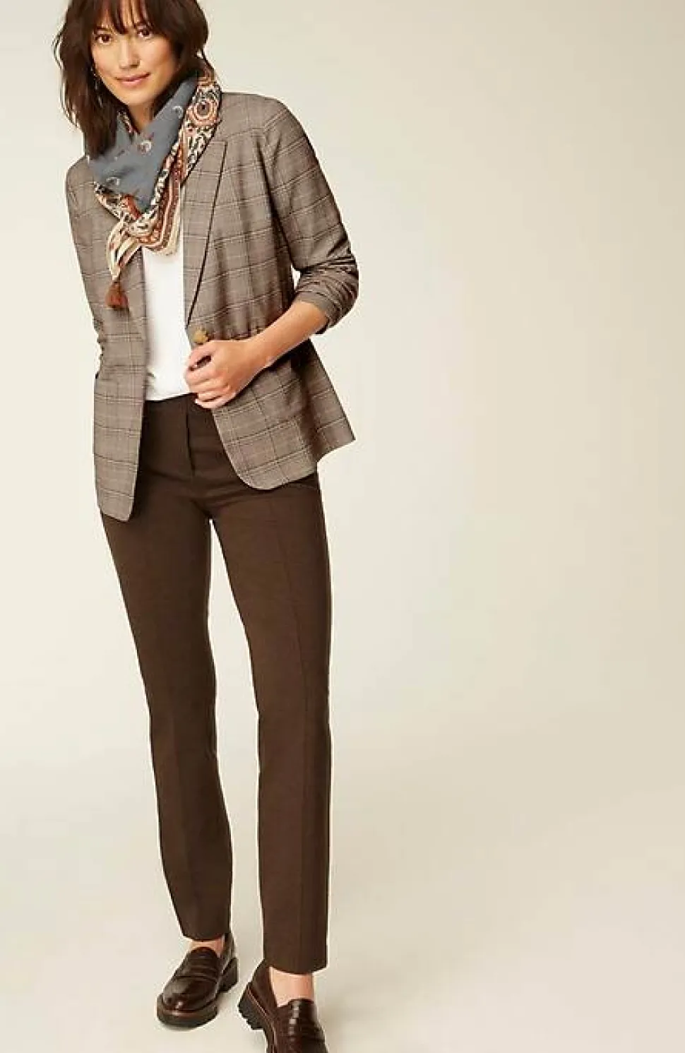 Mendocino Plaid Blazer | Jjill