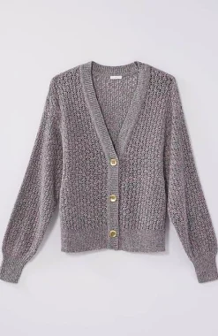 Mixed-Colors Textured Cardi | Jjill