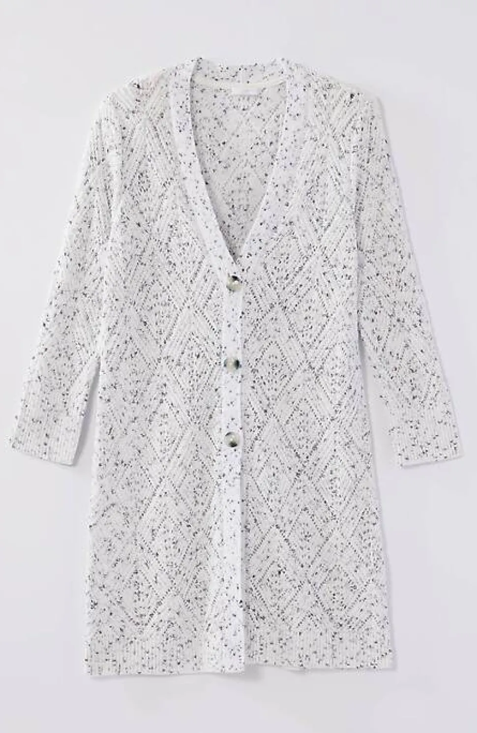 Multi-Tweed Lightweight Cardi | Jjill
