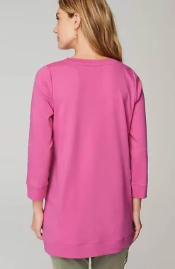 Organically Grown Cotton Button-Seamed Tunic | Jjill